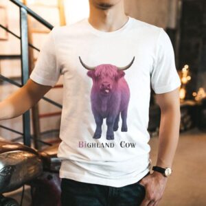 Bighland Cow Trans Pride Tshirt