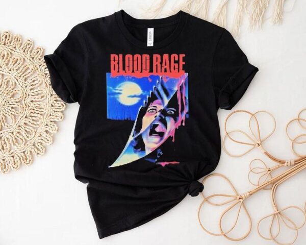 Blood Rage Knife Horror Movie Shirt
