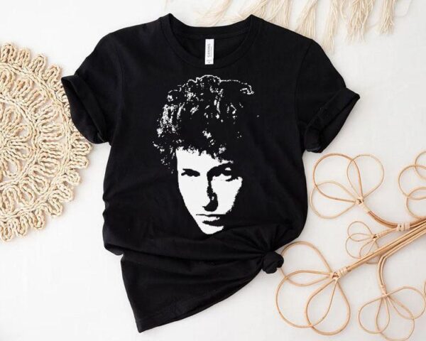 Bob Dylan Portrait Big Head Face Shirt