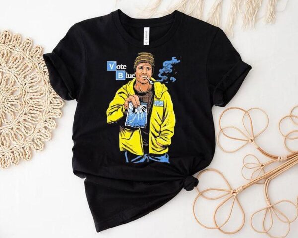 Breaking Bad Vote Blue Hello My Name Is Hunter Shirt