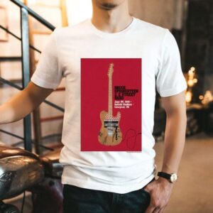 Bruce Springsn June 04 07 2025 Liverpool, Uk Guitar Shirt