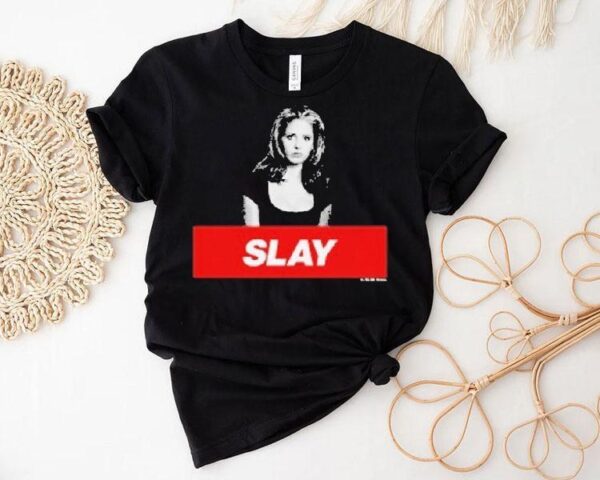 Buffy The Vampire Slayer Slay Photo Shirt