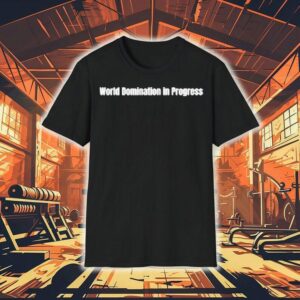 Cage Riot World Domination In Progress Logo Shirt
