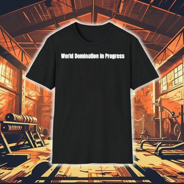Cage Riot World Domination In Progress Logo Shirt