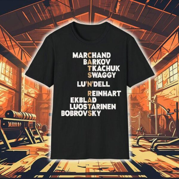 Cats ‘n’ Rats Marchand Barkov Tkachuk Swaggy Lundell Reinhart Ekblad Luostarinen Bobrovsky Florida Panthers Shirt