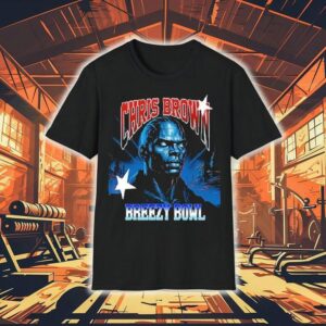 Chris Brown 2025 Tour Breezy Bowl Breezy Bowl Blue Head Xx Shirt
