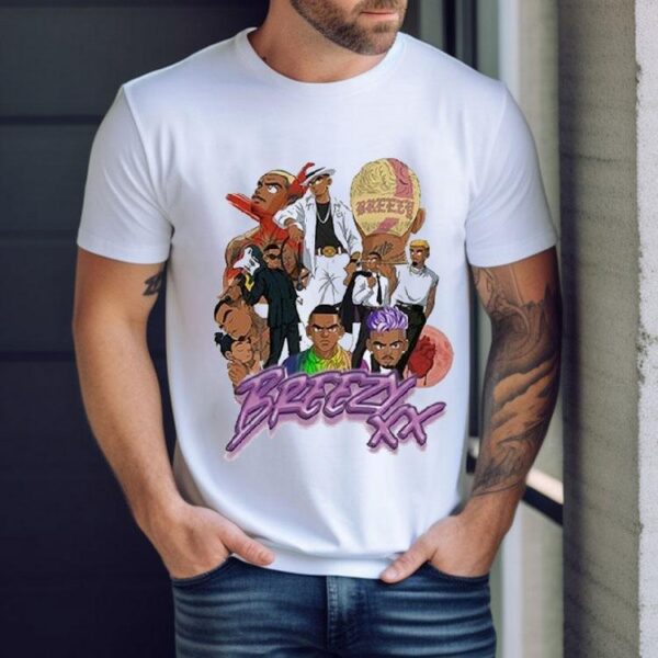 Chris Brown Anime World Tour 2025 Shirt