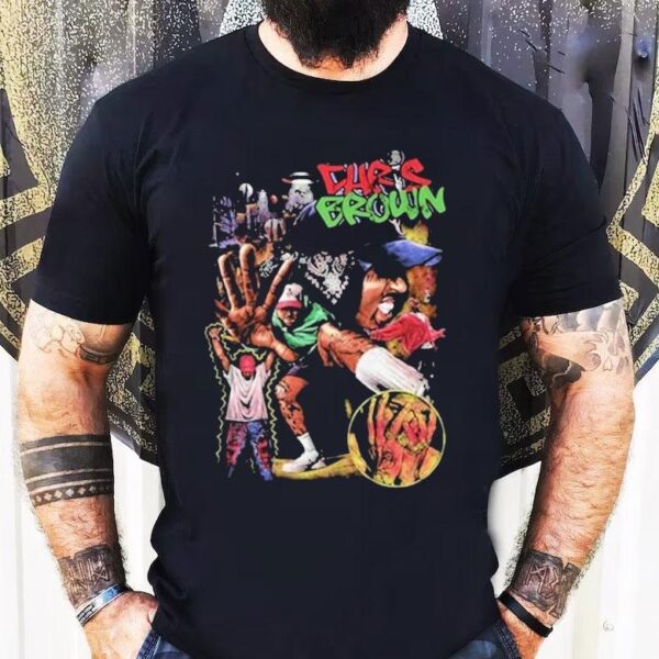 Chris Brown Breezy Bowl Collage Shirt