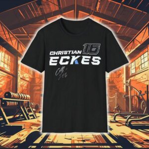 Christian Eckes No 16 Chevrolet Ss For Kaulig Racing Signature Shirt