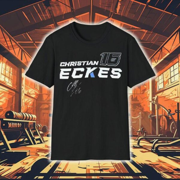 Christian Eckes No 16 Chevrolet Ss For Kaulig Racing Signature Shirt