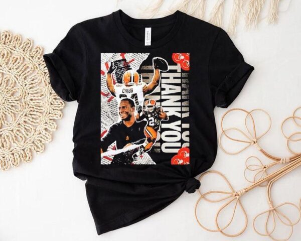 Cleveland Browns Thank You To Nick Chubb For Giving Your All To City And Team Shirt