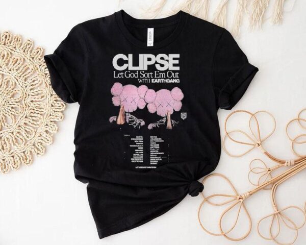 Clipse Let God Sort Em Out Tour 2025 Dates With Earthgang Shirt