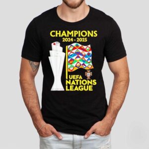 Cristiano Ronaldo Portugal Uefa Nations League Champions Tshirt