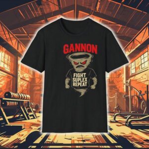Curt Gannon Fight Suplex Repeat Shirt