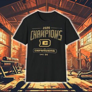 Dc Defenders Under Armour 2025 Ufl Champions Shirt