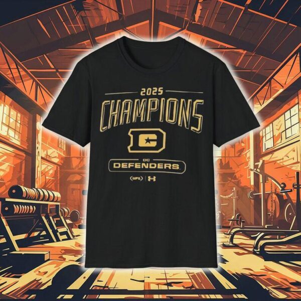 Dc Defenders Under Armour 2025 Ufl Champions Shirt