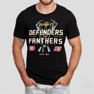 Dc Defenders Vs Michigan Panthers Ufl United Football League Ufl Championship Game Trophy Tshirt