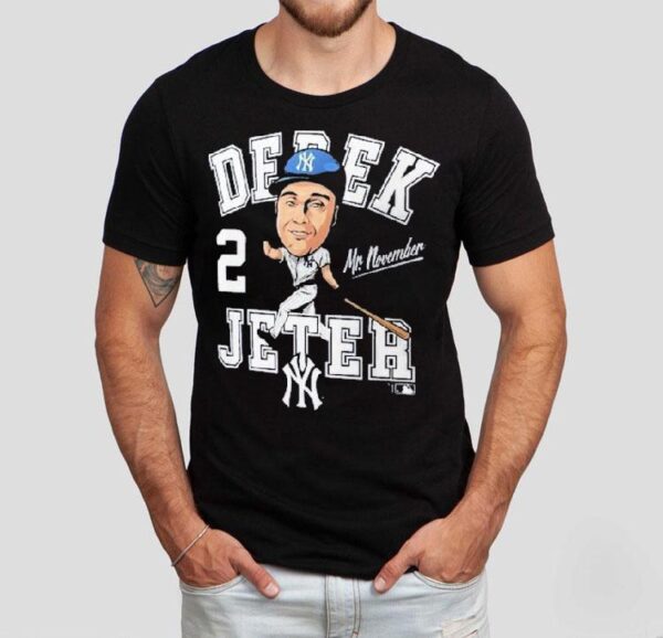 Derek Jeter Mr November New York Yankees Caricature Shirt