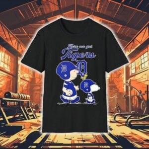Detroit Tigers Here We Go The Peanuts Movie Shirt
