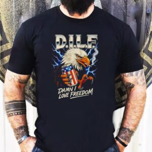 Dilf Eagle Damn I Love Freedom Shirt