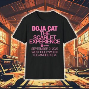 Doja Cat The Scarlet Experience September 21,2023 West Hollywood Los Angeles, Ca Shirt