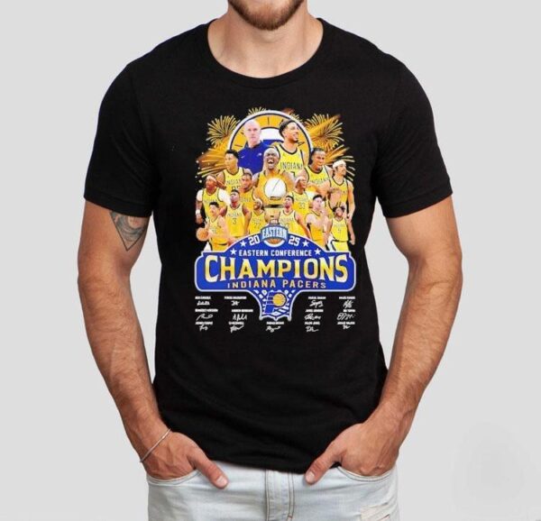 Eastern Conference Champions Indiana Pacers Signature 2025 Shirt