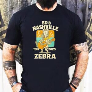 Ed’s Nashville Tour 2025 Zebra Shirt