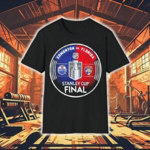 Edmonton Oilers Vs Florida Panthers Logos Nhl Stanley Cup Final Tshirt