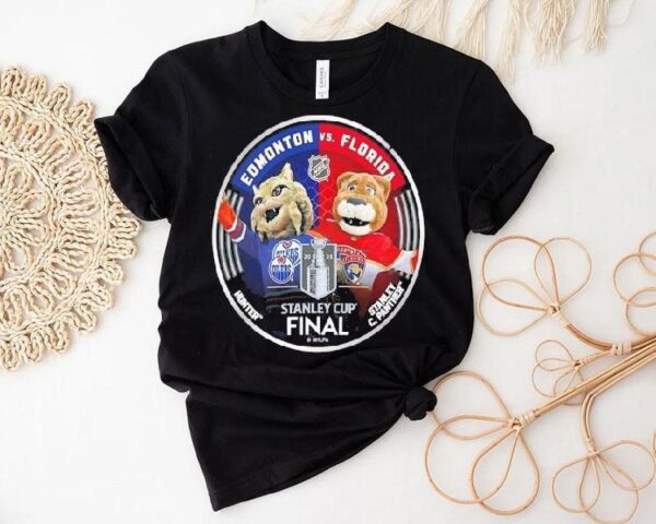 Edmonton Oilers Vs Florida Panthers Mascots Nhl Stanley Cup Final 2025 Shirt