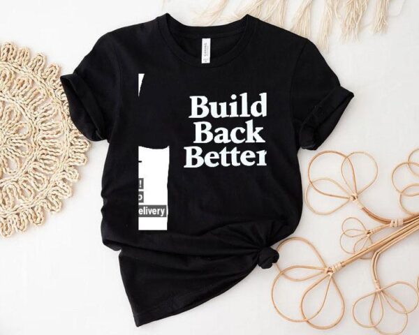 Elon Musk Wearing Build Back Better Shirt