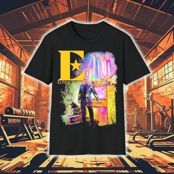 Elton John Yellow Brick Road Fan Piano Eu Leg 3 Tour 2019 Shirt
