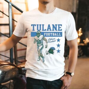 Ethan Hudak Tulane Green Wave Kelly Green Tshirt