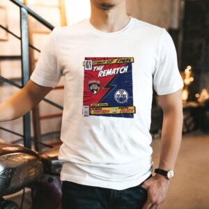 Florida Panthers Vs Edmonton Oilers Stanley Cup Final The Rematch 2025 Comic Shirt