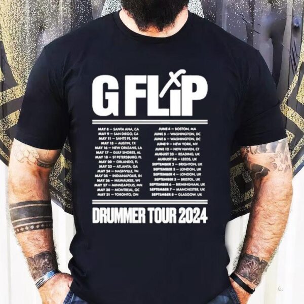 G Flip Left Drummer Tour 2024 Shirt