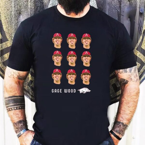Gage Wood Arkansas Razorbacks Shirt