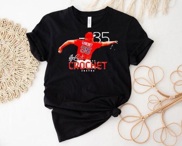 Garrett Crochet Boston Red Sox Signature Shirt