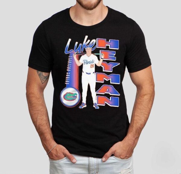 Gators Luke Heyman Step Up Batting Home Run Shirt