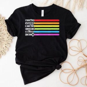 Gay Saber Rainbow Lgbt Pride Tshirt