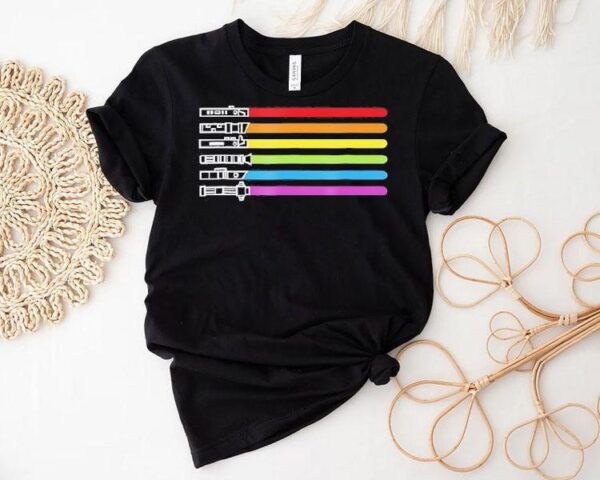 Gay Saber Rainbow Lgbt Pride Shirt