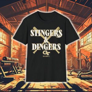 Georgia Tech Baseball Stingers Dingers Tshirt