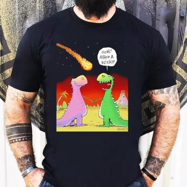 Glenn Mccoy Ooh Make A Wish Dinosaur Shirt
