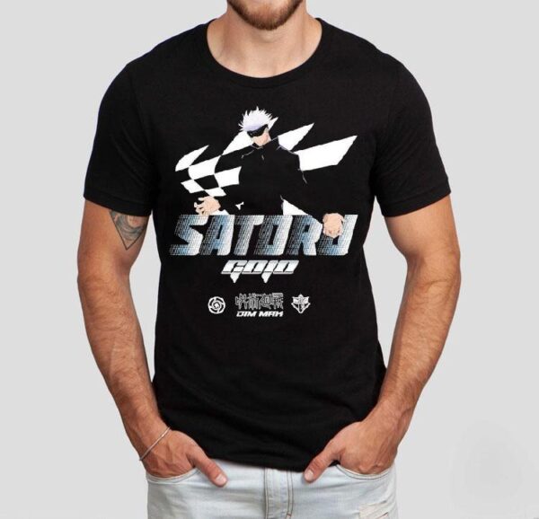Gojo Satoru Racer Dim Mak X Jujutsu Kaisen Shirt