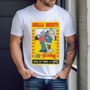 Gorilla Biscuits Feldspar Rome Italy June 25th 2025 Shirt