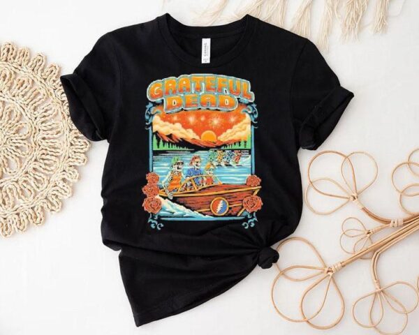 Grateful Dead Summer Daze 2025 Tour Skeleton Bears Shirt