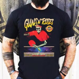 Guns N’ Roses Dusseldorf June 18, 2025 Merkur Spiel Arena Skeleton Shirt