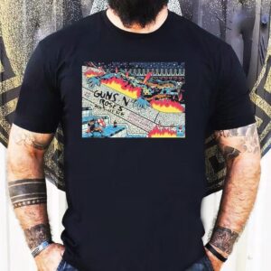 Guns N Roses In Barcelona At Estadi Olimpic Lluis Companys 9 Jun 2025 Shirt