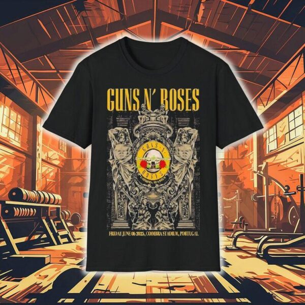 Guns N’ Roses Tour Friday June 06 2025 Coimbra Stadium Portugal Shirt