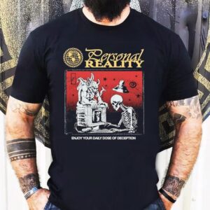 Hasan Piker Personal Reality Enjoy Your Daily Dose Of Deception Skeleton Devil Computer Shirt