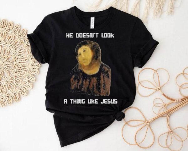 He Doesn’t Look A Thing Like Jesus Shirt