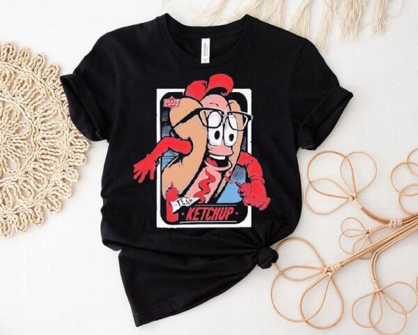 Hot Dog Ketchup Cleveland Team Shirt